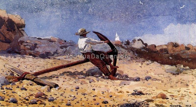 Boy with Anchor - 温斯洛·荷默